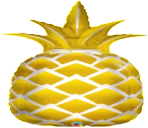 Funtastic Balloon Creations Golden Pineapple Foil 3 Funtastic Balloon Creations Golden Pineapple Foil