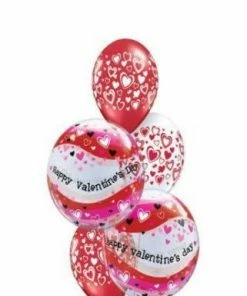 Funtastic Balloon Creations Layer Plus Double Hearts Bubble (2 Bubbles, 3 Latex) Love & Romance