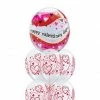 Funtastic Balloon Creations Luxury Wave Of Hearts (1 Bubble, 6 Latex)