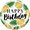 Funtastic Balloon Creations Single Foils Birthday Golden Pineapple Foil