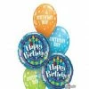 Funtastic Balloon Creations Birthday Boy Candle Spirals (2 Foil, 3 Latex) 2 Funtastic Balloon Creations Birthday Boy Candle Spirals (2 Foil, 3 Latex)
