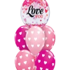 Funtastic Balloon Creations Luxury Bubbling Hearts Valentine (1Bubble, 6 Latex)