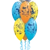 Funtastic Balloon Creations Finding Dory Bouquet (1Bubble, 6 Latex) Birthday