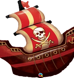 Funtastic Balloon Creations Jumbo Pirate Ship Single Foils