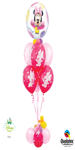 Funtastic Balloon Creations Disney Baby Minnie Bouquet (1 Bubble, 10 Latex) 3 Funtastic Balloon Creations Disney Baby Minnie Bouquet (1 Bubble, 10 Latex)