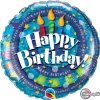 Funtastic Balloon Creations Birthday Spiral & Candle Foil