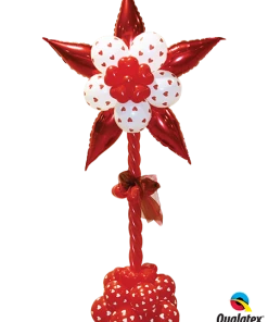 Funtastic Balloon Creations Blooming Hearts Column