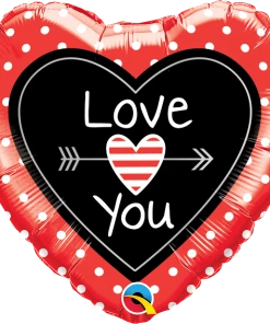 Funtastic Balloon Creations Love You Dots & Arrows