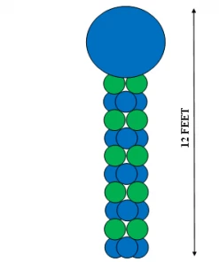 Funtastic Balloon Creations 2 Color Block Column