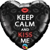 Funtastic Balloon Creations Keep Calm & Kiss Me Heart