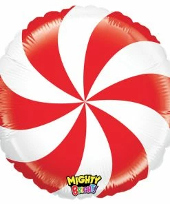 Funtastic Balloon Creations Single Foils Peppermint Candy