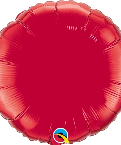Funtastic Balloon Creations Ruby Red Circle Foil