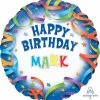 Funtastic Balloon Creations Happy Birthday Personalized Single Foils