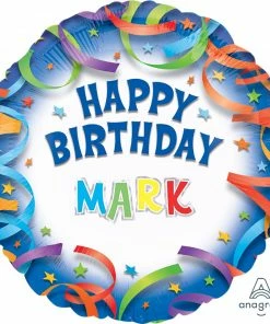 Funtastic Balloon Creations Happy Birthday Personalized Single Foils