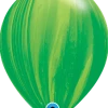 Funtastic Balloon Creations Green Rainbow SuperAgate Single Latex Balloons