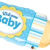 Funtastic Balloon Creations Welcome Baby Bottle Blue