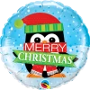 Funtastic Balloon Creations Single Foils Merry Christmas Penguin