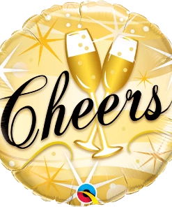 Funtastic Balloon Creations CHEERS!! Single Foils
