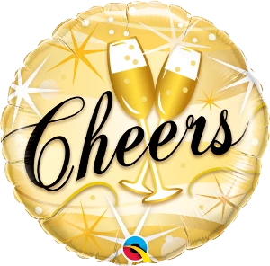 Funtastic Balloon Creations CHEERS!! Single Foils 3 Funtastic Balloon Creations CHEERS!! Single Foils