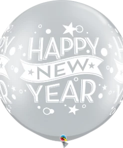 Funtastic Balloon Creations 30" Happy New Year Single Latex Balloons