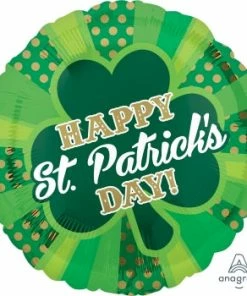 Funtastic Balloon Creations Happy St. Patrick's Day Gold Dots