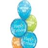 Funtastic Balloon Creations Confetti Birthday Boy Bouquet (2 Foil, 3 Latex)