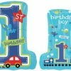 Funtastic Balloon Creations Single Foils Boy 1st Birthday 2 Funtastic Balloon Creations Single Foils Boy 1st Birthday