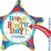 Funtastic Balloon Creations Single Foils Personalize It Happy Birthday