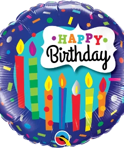 Funtastic Balloon Creations Happy Birthday Candles And Confetti