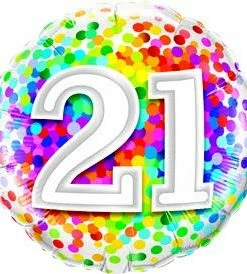 Funtastic Balloon Creations 30 Rainbow Confetti (comes In Ages 18,20,21,30,40,50,60,70,80,90,100) Single Foils 17 Funtastic Balloon Creations 30 Rainbow Confetti (comes In Ages 18,20,21,30,40,50,60,70,80,90,100) Single Foils