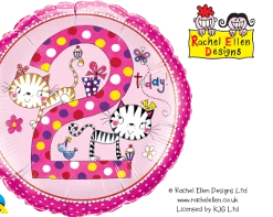 Funtastic Balloon Creations Single Foils RE Birthday Girl Collection Ages 1-5