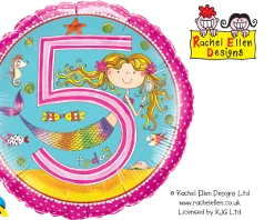 Funtastic Balloon Creations Single Foils RE Birthday Girl Collection Ages 1-5