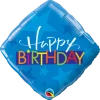 Funtastic Balloon Creations Single Foils Happy Birthday Stars Diamond Shape 1 Funtastic Balloon Creations Single Foils Happy Birthday Stars Diamond Shape