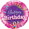 Funtastic Balloon Creations Happy Birthday Pink