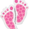 Funtastic Balloon Creations Baby Girl Pink Footprint Single Foils