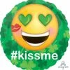 Funtastic Balloon Creations Single Foils Kiss Me Emoji