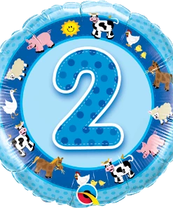 Funtastic Balloon Creations Birthday Boy Blue Foil Single Foils