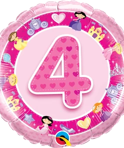 Funtastic Balloon Creations Birthday Girl Pink Foil