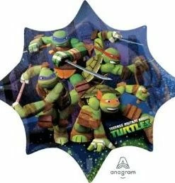 Funtastic Balloon Creations Teenage Mutant Ninja Turtles Shape Single Foils