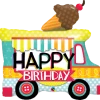 Funtastic Balloon Creations Birthday Ice Cream Truck Single Foils