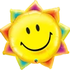Funtastic Balloon Creations Single Foils Sunshine Face