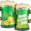 Funtastic Balloon Creations Single Foils St. Patty's Emoticon Mugs