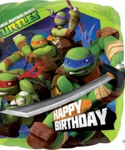 Funtastic Balloon Creations Happy Birthday Teenage Mutant Ninja Turtles Foil Single Foils