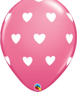 Funtastic Balloon Creations Single Latex Balloons 16" HEARTS AROUND