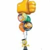 Funtastic Balloon Creations Congratulations Big Graduation Thumbs Up Bouquet (1 Large Foil, 2 Foils, 2 Latex)