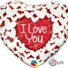 Funtastic Balloon Creations I Love You Glitter Hearts