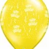 Funtastic Balloon Creations 16" JEWEL HAPPY BIRTHDAY Single Latex Balloons