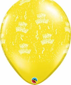 Funtastic Balloon Creations 16" JEWEL HAPPY BIRTHDAY Single Latex Balloons