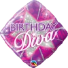 Funtastic Balloon Creations Birthday Diva Single Foils