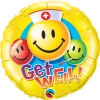 Funtastic Balloon Creations Get Well Nurses Single Foils